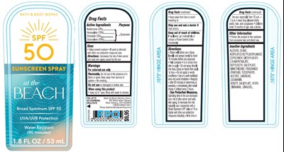 Bbw Spf50 Spray At The Beach Mini (Bbw Spf50 Spray At The Beach)